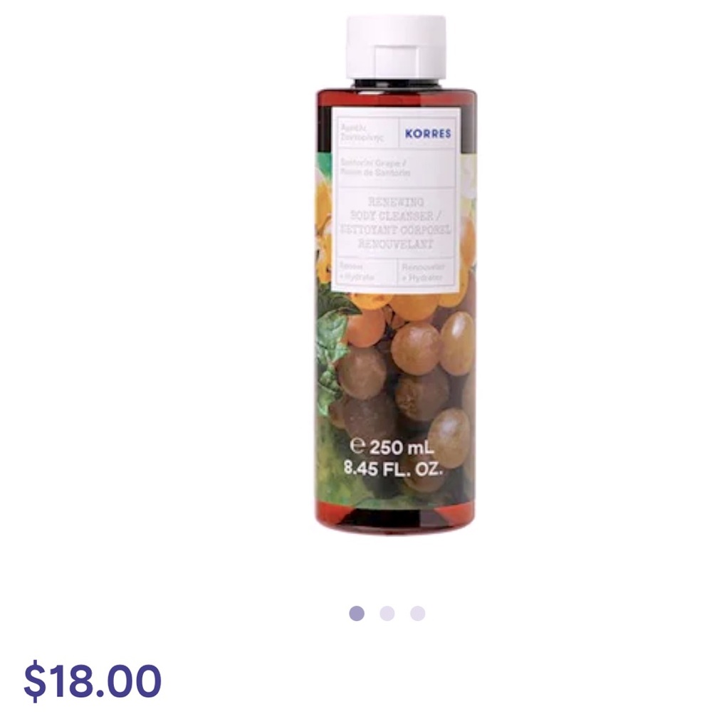 Brand New Korres Renewing Body Cleanser!